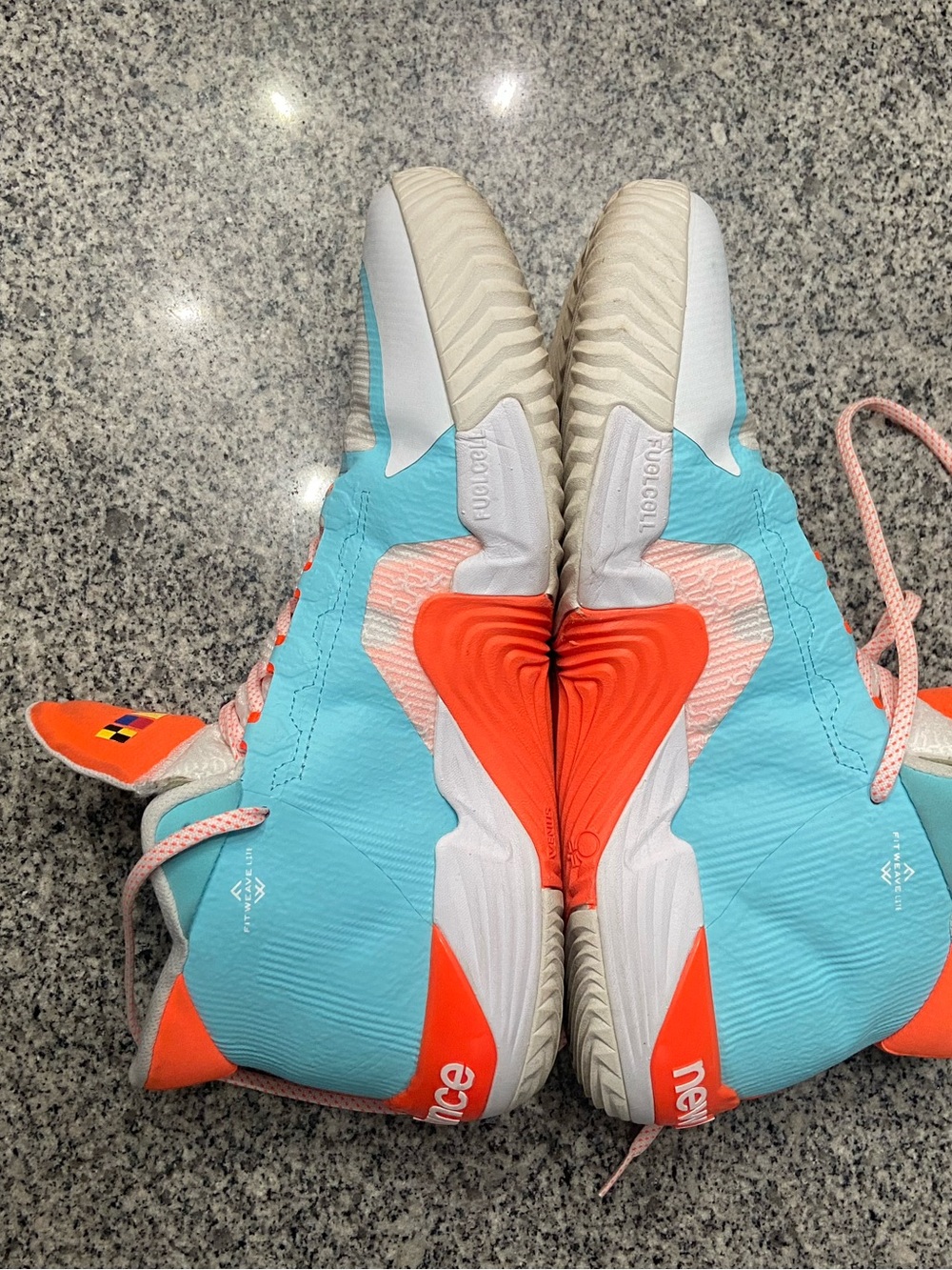 NEW BALANCE Mens KAWHI 2 Clippers 2022 White Orange Blue Sz 13 BBKLSSD2 Athletic - Picture 11 of 17